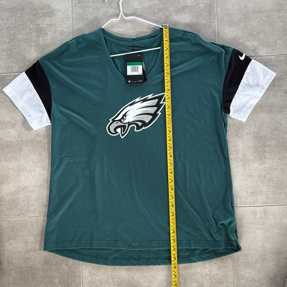 NWT Philadelphia Eagles Women's NFL Nike Dri-Fit Short Sleeve Tee - Size XL - Picture 8 of 9